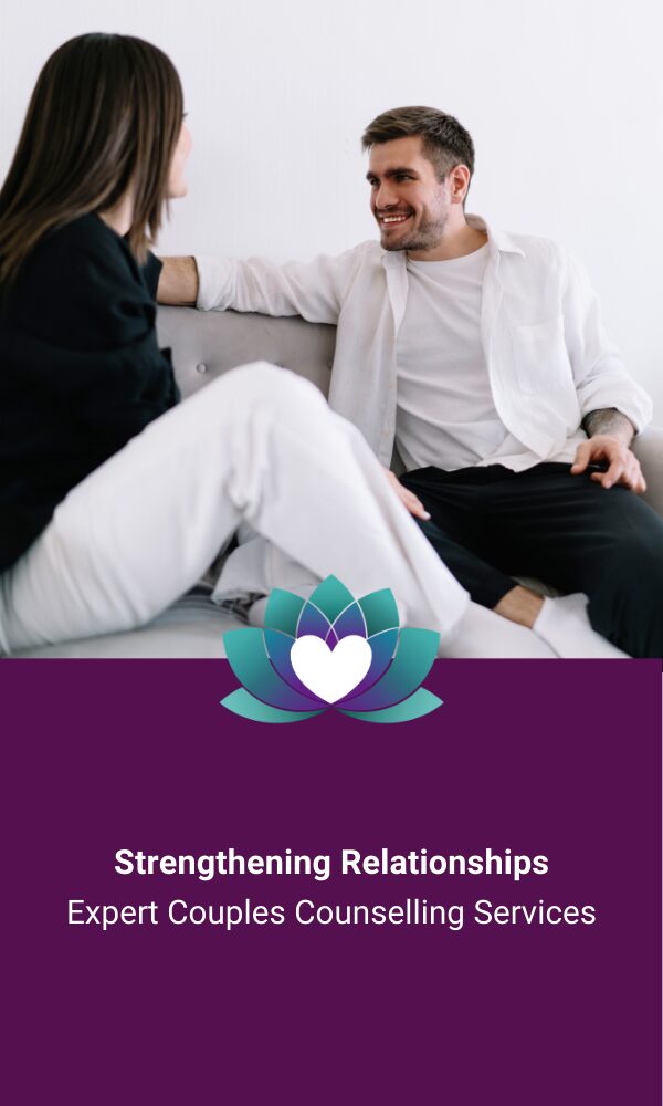 A couple strengthening their relationship through couples counselling.