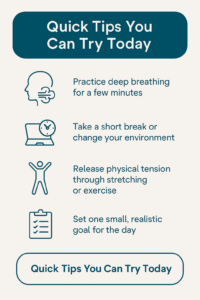 Why Can’t I Ever Relax? Understanding the Anxiety–Perfectionism Loop 2 Quick Tips